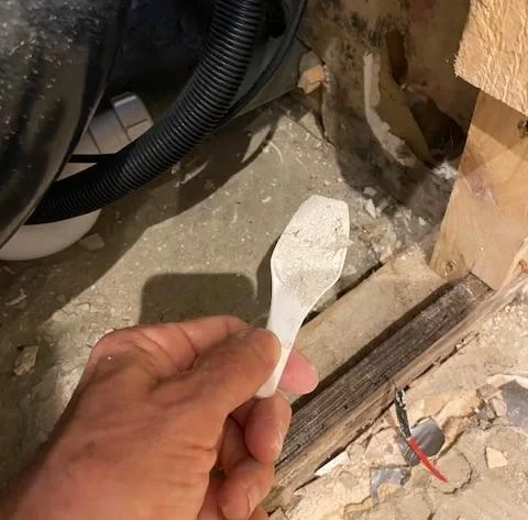 About 22a wall plaster sample for salt test